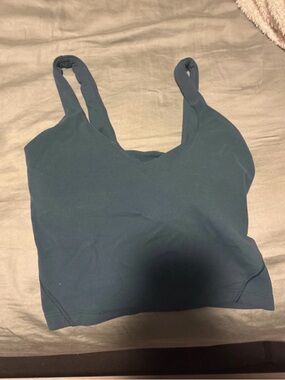 lululemon athletica teal tank top